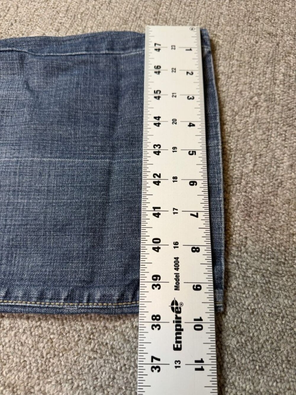 7 For All Mankind Dojo Jeans Womens 30 Wide Leg Flare Crop Capri Y2K 700110 - Picture 6 of 7